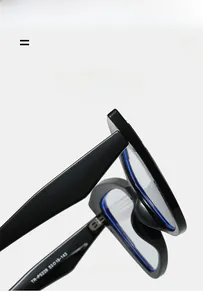 Détail de la monture Cat Eye en TR90 montrant un matériau ultra-léger et flexible