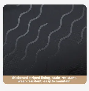 Macro shot of striped thickened lining, dirt-resistant and wear-resistant nylon fabric
