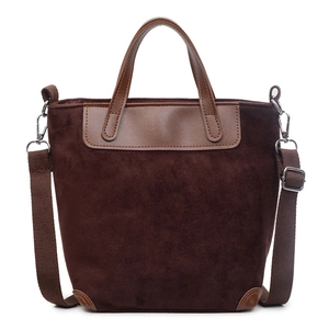 Borsa A Tracolla Retro Da Donna In Camoscio E Pelle PU Piccola Borsa A Mano Con Tracolla Regolabile Stile Vintage