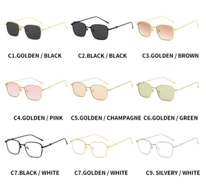 Multiple color options for retro square sunglasses and blue light blocking glasses
