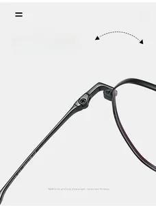 Macro detail of high-quality metal hinge and 92038 size specs on ultralight titanium frame
