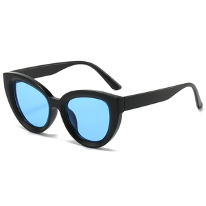 Cat Eye Sunglasses PC Large Frame UV400 Protection Fashionable Trendy Eyewear For Outdoor Travel Street Wear