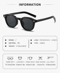 Detail view of oval leopard sunglasses showing dimensions and technical specifications