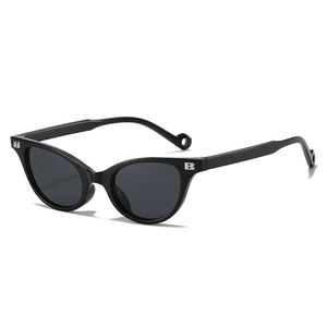 Trendy Cat Eye Sunglasses For Women And Men UV400 Protection PC Frame AC Lens Retro Hip Hop Punk Style Eyewear