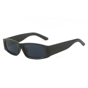 Lunettes De Soleil Rectangulaires Rétro Protection UV400 Vintage Petite Monture Carrée Matériau PC Mode Streetwear Pour Femmes Hommes
