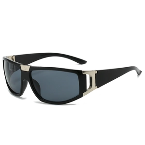 Sports Sunglasses UV400 Protection PC Frame Metal Decor Outdoor Cycling Fashion Oversized For Men Women Unisex Style