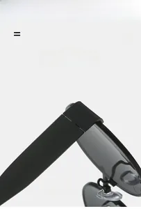 Macro view of lightweight oval sunglasses frame joints and flexible nose pads