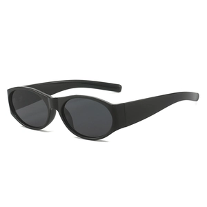 Retro Oval Sunglasses UV400 Protection Gradient Lens Vintage Y2K Fashion Eyewear Women Men PC Frame