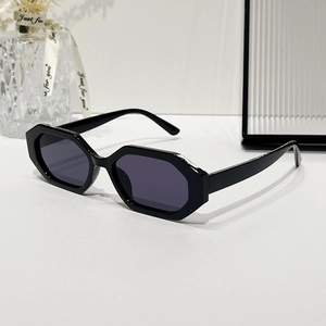 Lunettes De Soleil Hexagonales Géométriques Femmes Monture PC Verres AC Protection UV400 Polygonales Mode Vintage Extérieur