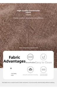 Close-up of vintage washed canvas fabric with breathable and stain-resistant texture