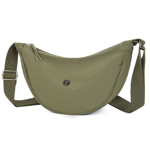 Borsa a Tracolla Casual da Donna in Nylon a Forma di Mezza Luna Leggera Borsa a Spalla per Pendolarismo Quotidiano Viaggi