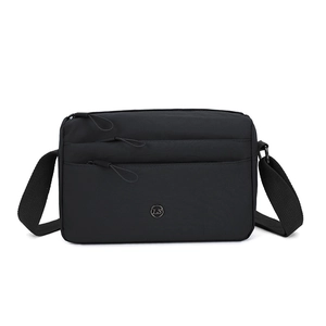 Koreanischer Stil Damen Leichte Nylon Umhängetasche Mehrere Taschen Reißverschluss Schultertasche Verstellbarer Gurt Kleine Quadratische Tasche