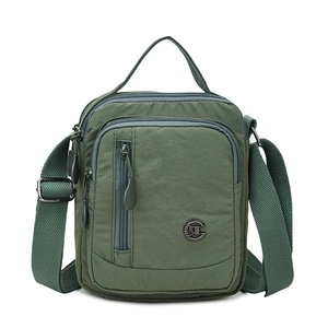 Nylon Crossbody Bag Women Waterproof Multi Pocket Shoulder Handbag Casual Travel Lightweight Small Square Purse