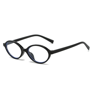 Classic black round frame sunglasses for women with UV protection and vintage retro style
