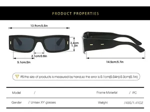 Guide des tailles détaillé avec largeur de monture et longueur des branches de lunettes
