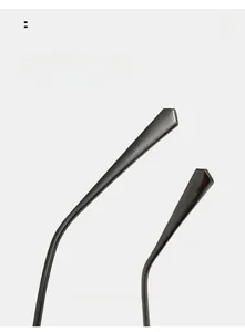 Vue détaillée des branches incurvées ergonomiques de lunettes de soleil pour un port confortable