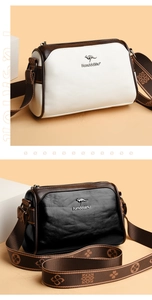 Detail of oil wax leather pillow bags featuring vintage patterns and metal kangaroo logos
