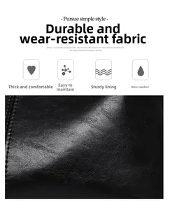Detail of high-quality waterproof black leather texture with durable precision stitching