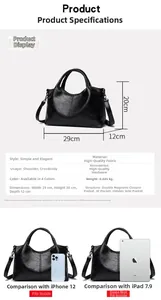 Detailed size specifications and capacity comparison of this large capacity tote bag
