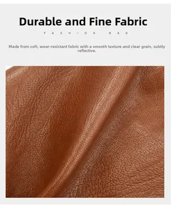 Close-up of premium dark brown quilted leather texture with smooth finish and grain detail