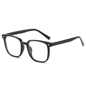 Square Anti Blue Light Glasses Frame PC Ultra Light Full Rim Retro Fashion Eyewear For Men And Women