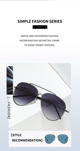 Macro detail of aviator sunglasses with a slim stainless steel frame and gradient lenses