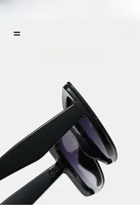 Détails de la matière texturée et de la monture élastique de ces lunettes carrées