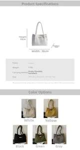 Corduroy tote bag dimensions chart showing 38x30x12cm size and lightweight 0.3kg material