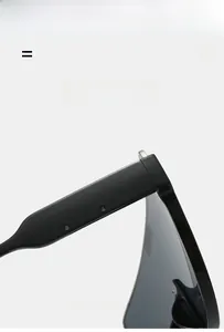 Detail of lighter and super elastic metal hinge on oversized fashion sunglasses