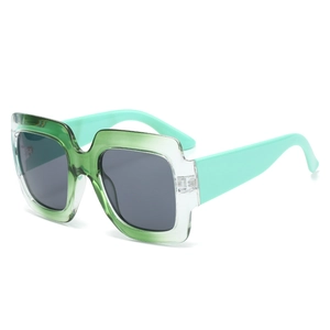 Square Large Frame Sunglasses Retro UV400 Protection PC Material Fashion Hip Hop Eyewear For Men Women