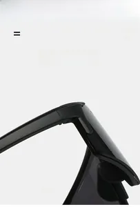 Détail de la charnière super élastique et légère des lunettes de soleil de cyclisme