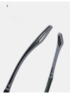 Detail of curved anti-slip temples on TR90 sports reading glasses for comfort