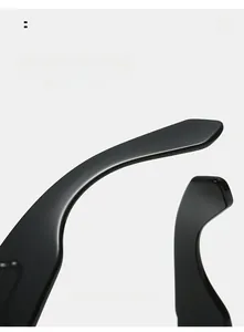 Detail showing curved ergonomic mirror legs for comfortable wear on sports sunglasses
