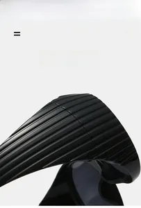 Detail of ribbed texture temple on lightweight super elastic oval sunglasses