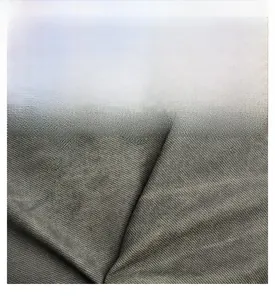 Detail of high-quality water-resistant fabric with fine twill texture for handbags