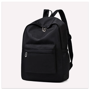 Fashion Backpack Nylon Waterproof Large Capacity Solid Color School Bag For Travel Commuting Minimalist Urban Daypack