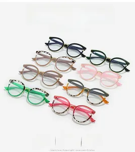 Cat-eye glasses collection in eight vibrant colors featuring metal and TR90 frames