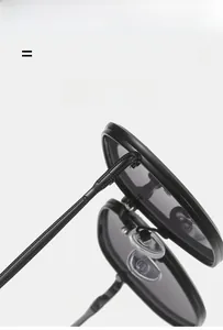 Detailed close-up of lightweight polygon sunglasses hinge and soft silicone nose pads