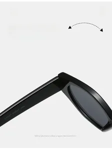 Détail de la charnière des lunettes de soleil et spécifications du modèle LH057