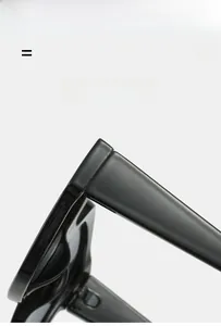 Detail der Sonnenbrillenscharniere mit robuster und superelastischer Rahmenkonstruktion