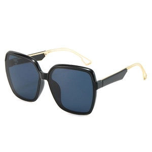 Oversized Square Sunglasses UV400 Protection Gradient Lenses Fashionable Metal And Plastic Frame Outdoor Travel For Unisex