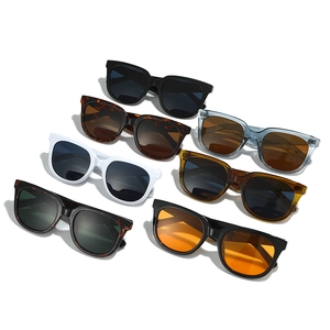 Chic vintage oversized square frame sunglasses for women in assorted trendy colors