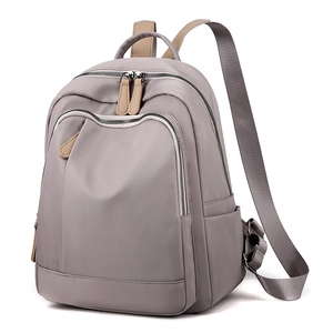 Backpack Women Oxford Cloth Nylon Large Capacity Travel School Multi Pocket Water Resistant Simple Fashion Casual