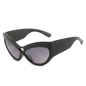 Oversized Cat Eye Sunglasses Butterfly Polycarbonate Frame UV400 Protection Hip Hop Trendy Eyewear For Women Men