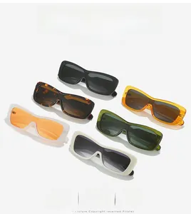 Collection détaillée de lunettes de soleil vintage à monture carrée en plusieurs couleurs