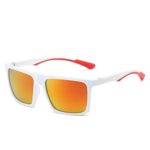 Occhiali Da Sole Quadrati Retro Grande Montatura Protezione UV400 Materiale PC Sport All Aperto Ciclismo Guida