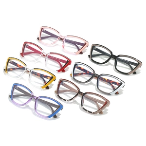 Multi-color TR90 cat eye anti-blue light glasses frames for women in seven vivid shades