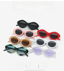 Gros plan de la collection de lunettes de soleil œil-de-chat en plusieurs coloris