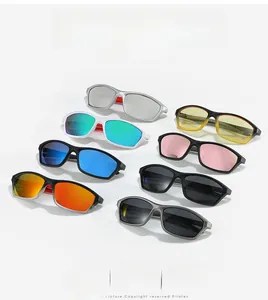 Plusieurs options de couleurs pour lunettes de sport avec monture profilée et verres colorés