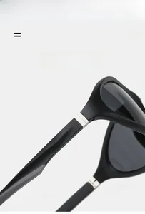 Detail of metal hinge on sports sunglasses featuring lightweight and elastic temples